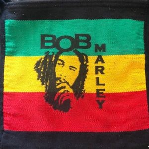 Jamaican Bob Marley crossbody zipper bag